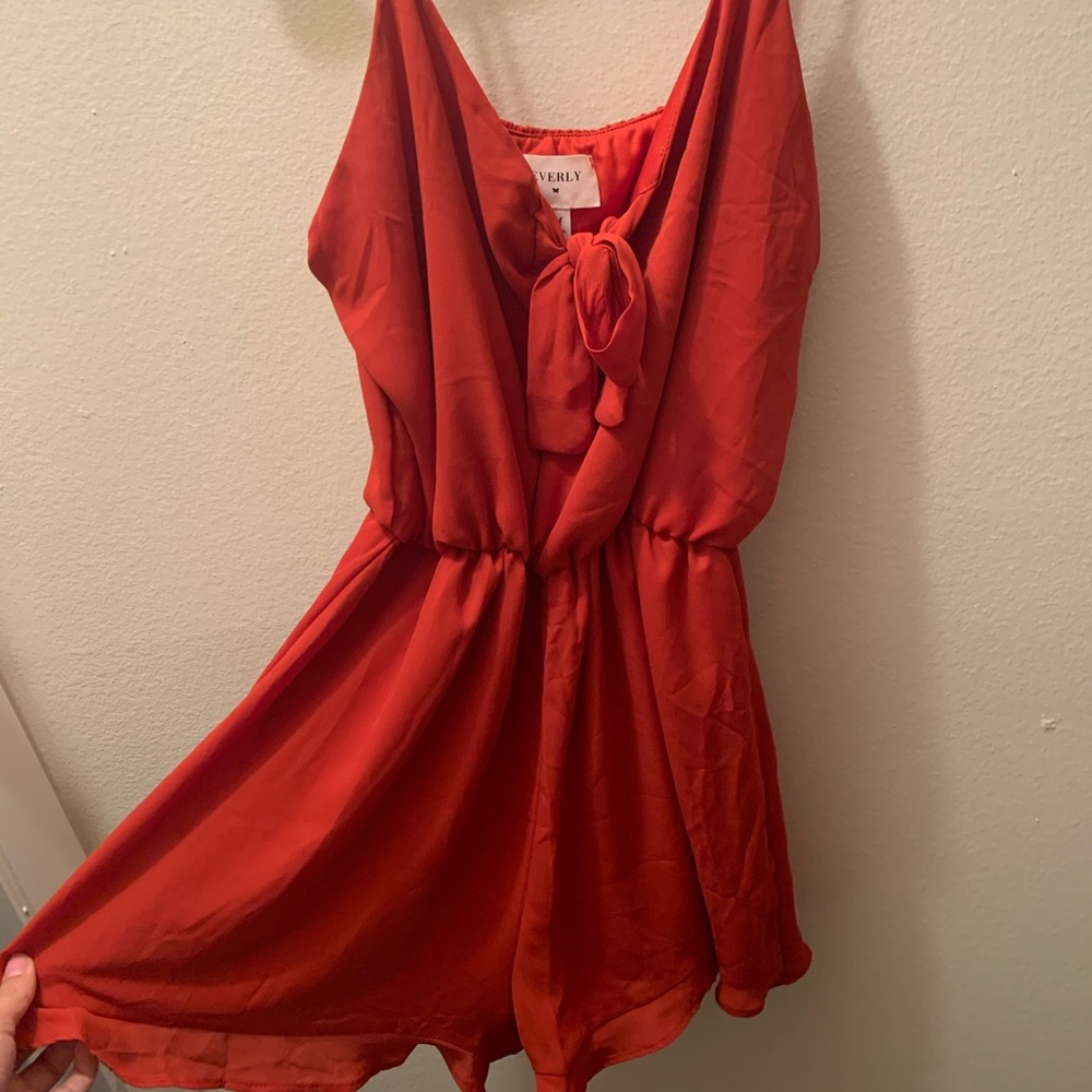 Francesca’s Red Romper